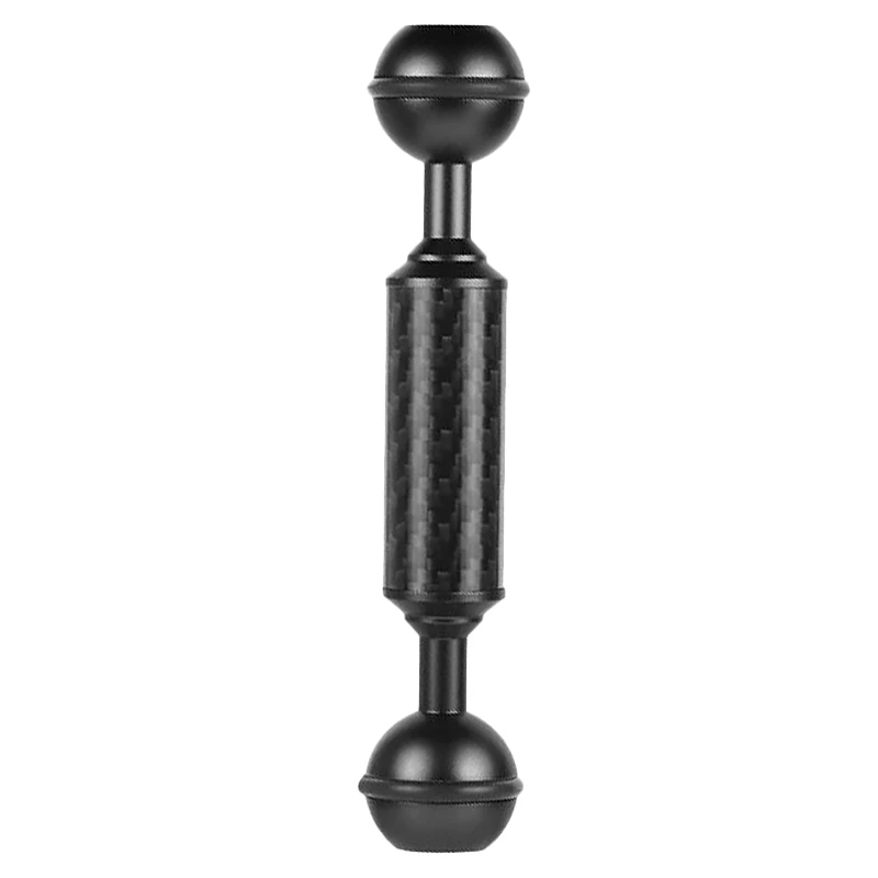 

Carbon Fiber Float Extension Arm 1 Inch Dual Ball Diving Camera Photography D20mm 5 Inch Light Underwater Buoyancy Tripod
