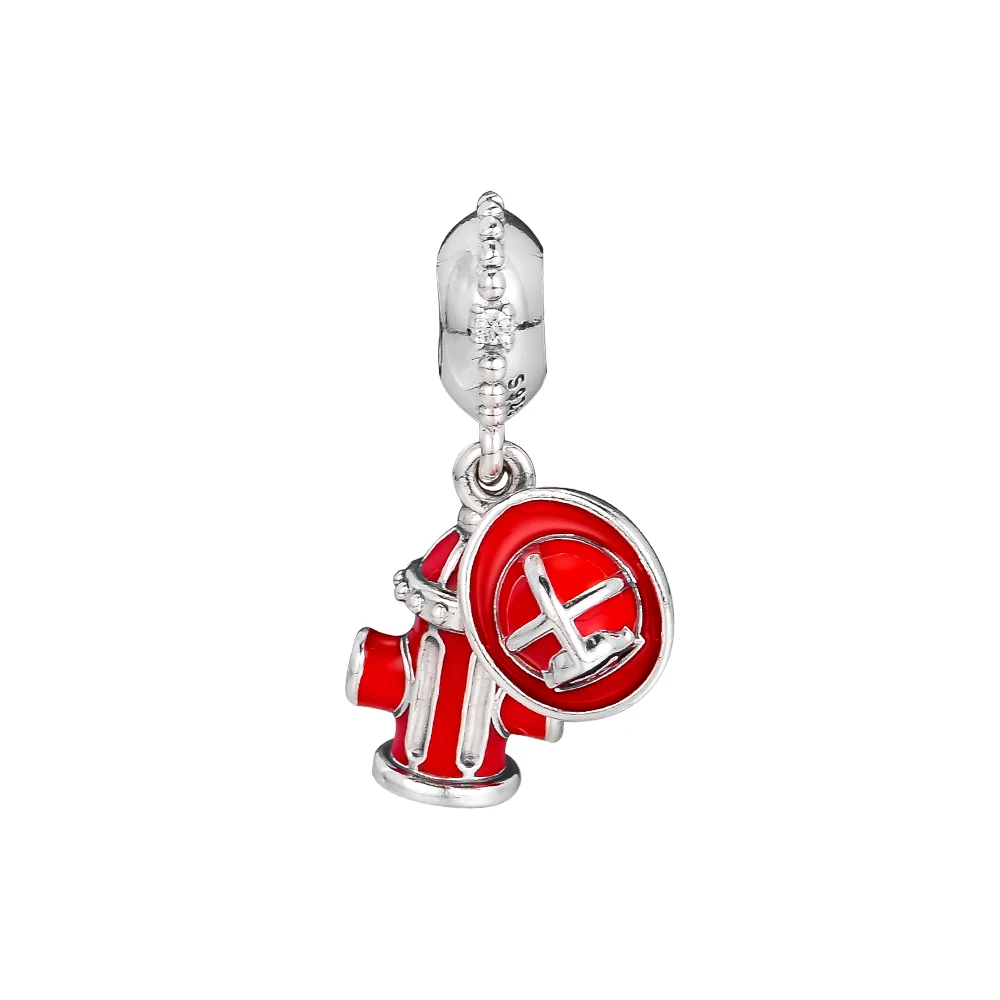 

Fits Original Bracelets Genuine 925 Sterling Silver Firefighter Essentials Dangle Charm Beads for Jewelry Making Kralen