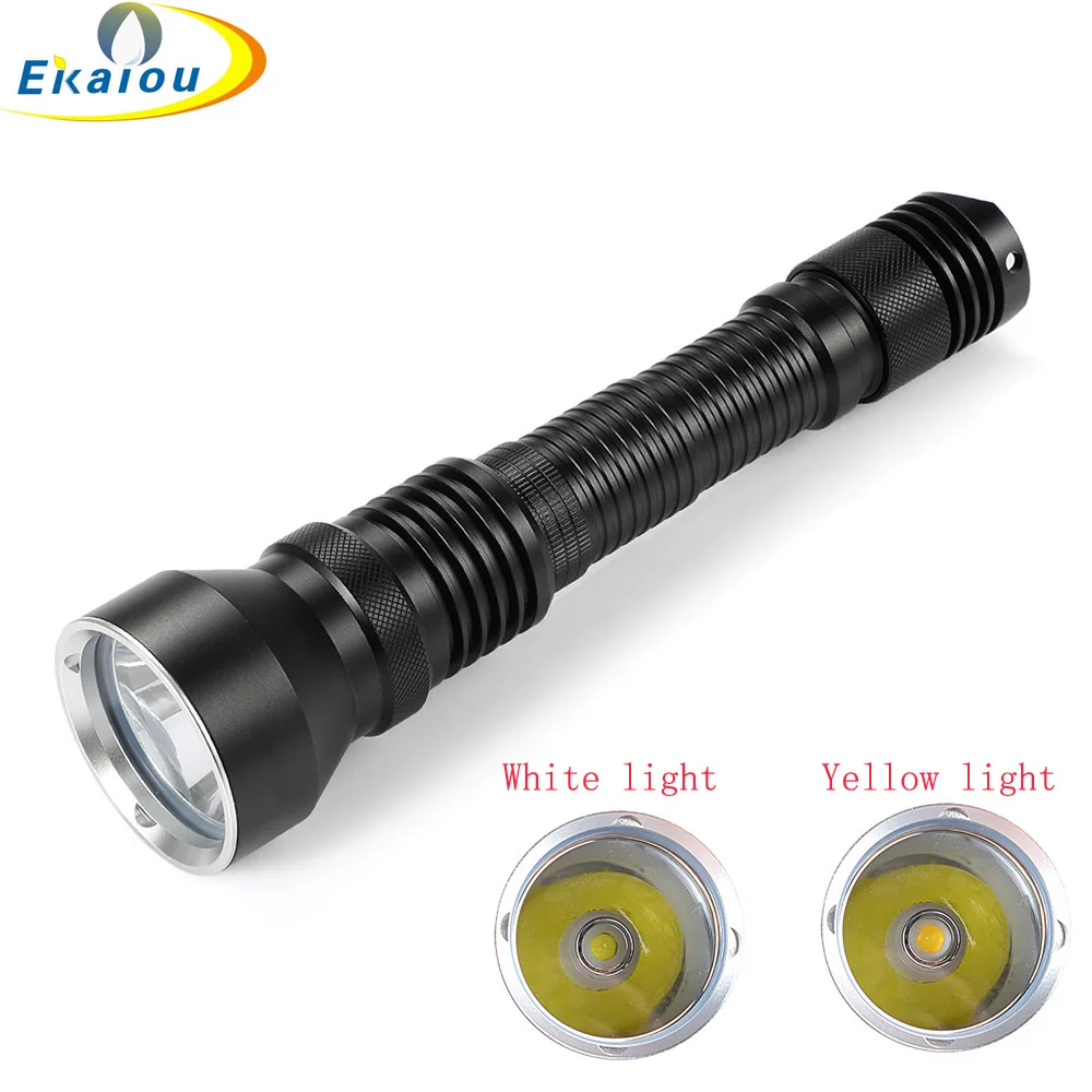 

6000 Lumens XHP70.2 LED Diving Flashlight Waterproof Underwater 200M Scuba Dive Light 18650/26650 Tactical XHP70 Torch