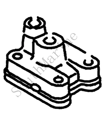Лодочный мотор 68D G4311 01 корпус водяного насоса для Yamaha F4 F5 подвесной | Лодочный мотор -4000776555398