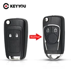 Ключ-раскладушка KEYYOU для Chevrolet Cruze Buick, VAUXHALL, Opel Insignia, Astra, Zafira, 2 кнопки