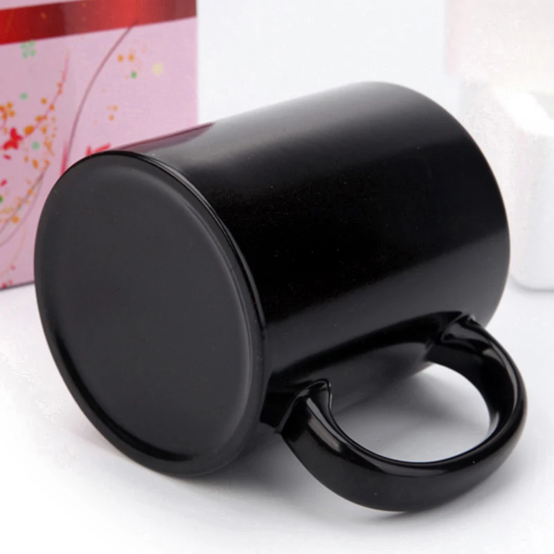 

New Ceramic Coffee Mug 350mL The Joker Mug Cold Hot Heat Changing Mugs Magic Clown Heat Sensitive Tea Milk Cup Creative Gifts