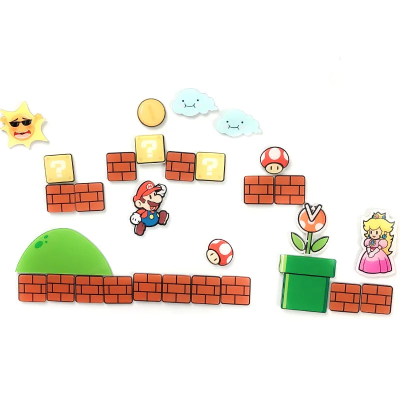 Милый мультфильм супер Marie наклейки на холодильник магнитный творческий