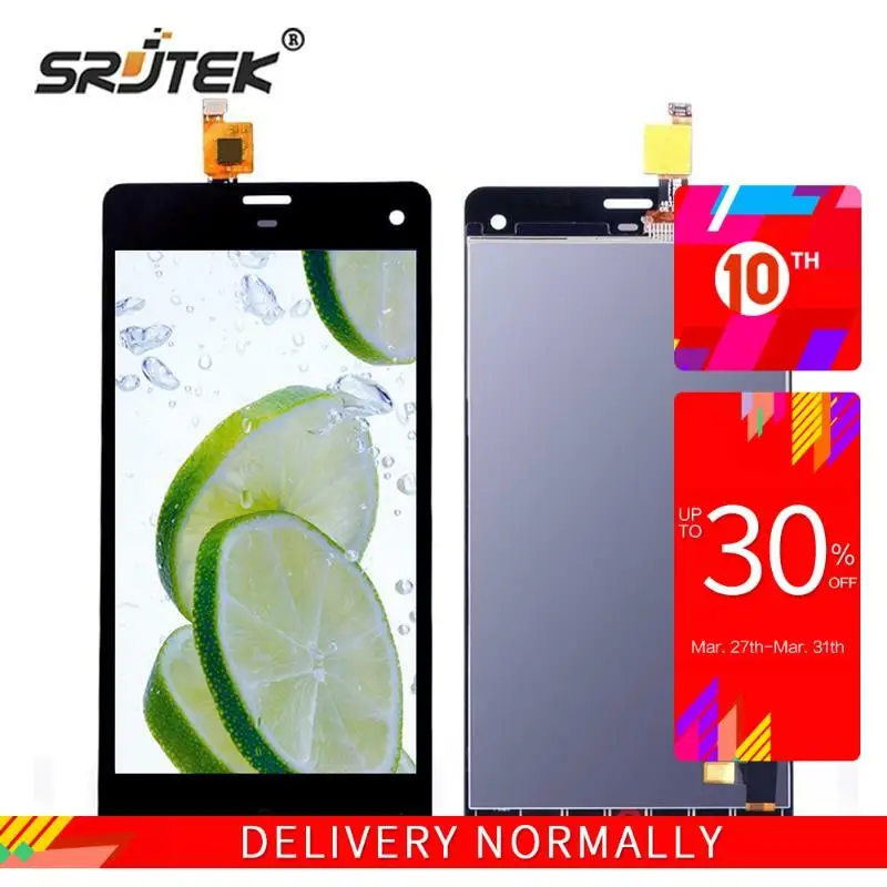 Srjtek 5 &quotдля ZTE Nubia Z7 mini NX507J ЖК дисплей сенсорный экран дигитайзер сенсор в сборе с