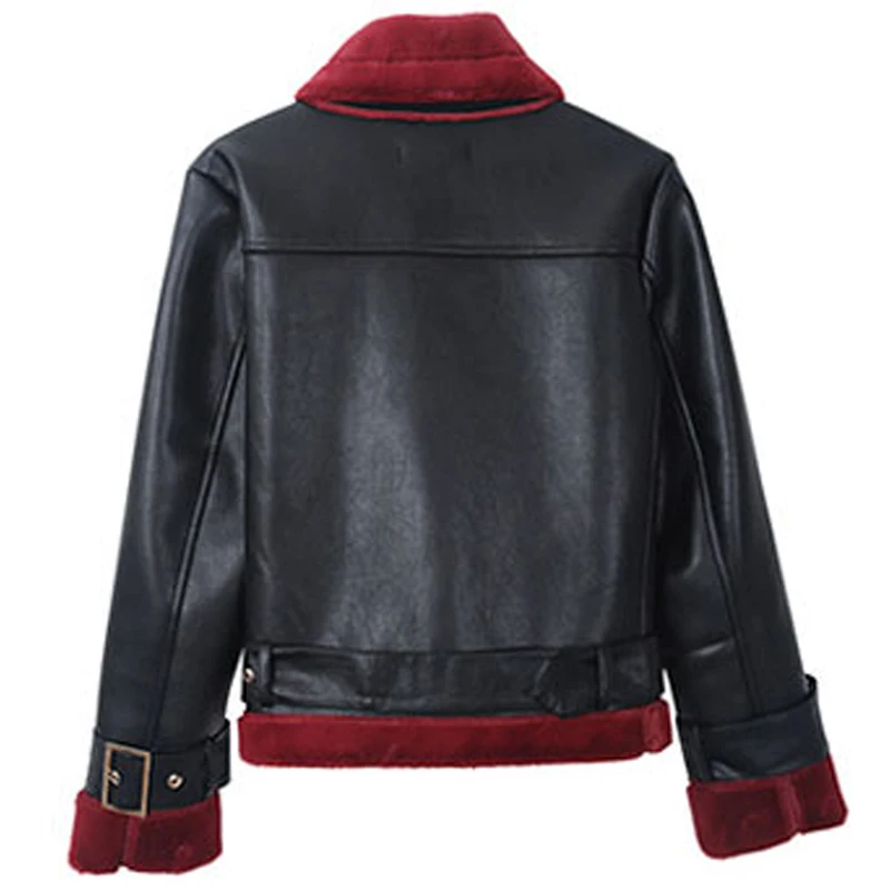 Женское теплое меховое пальто шуба из плотного бархата в Европейском стиле A125