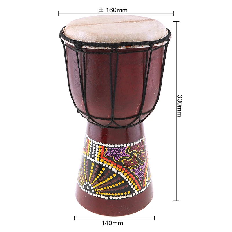 Барабан Djembe профессиональный 4 дюйма 6 дюймов|Барабан| |