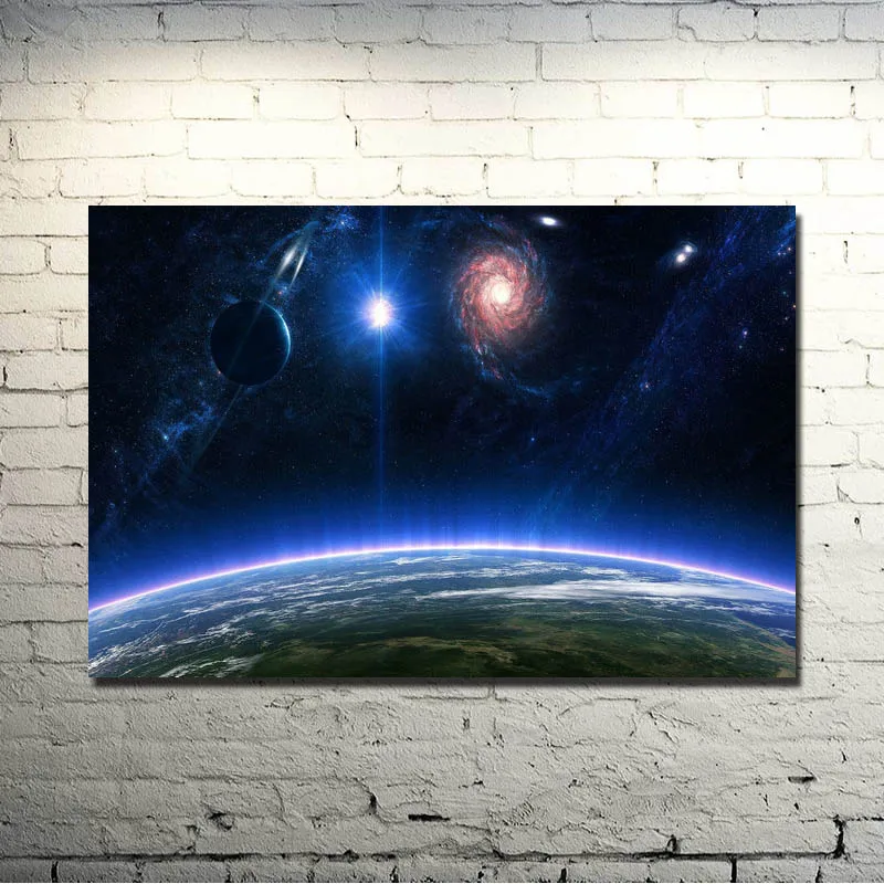 

Galaxy Space Stars Nebula Art Poster Print Universe Landscape Pictures Home Decoration
