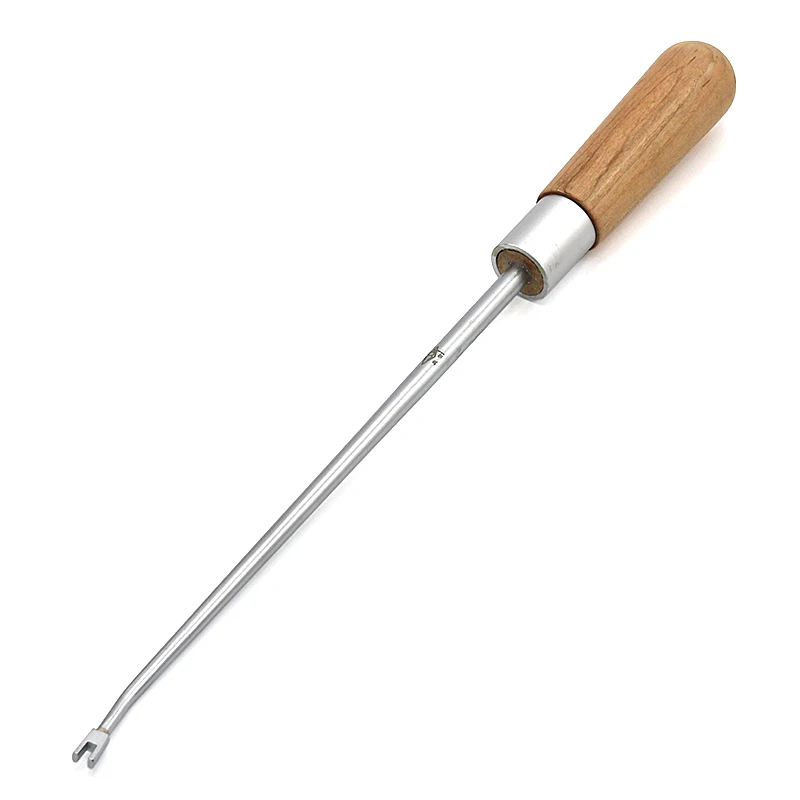 

piano tuning repair batting machine trimming tool 1653 tone fluff fork wooden handle