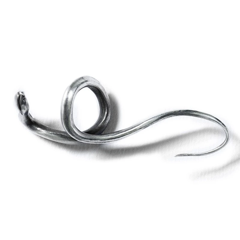 Креативные серьги-капельки в виде змеи из серебра 925 пробы длинные серьги стиле