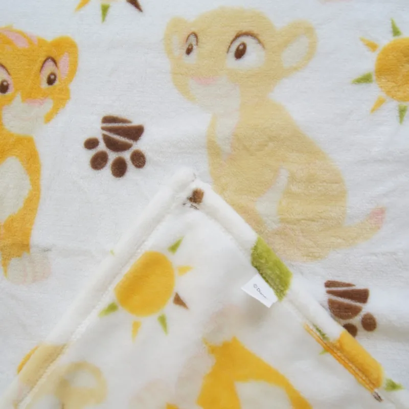 Disney Симба Король Лев Коралловое Флисовое одеяло для маленьких девочек мальчиков