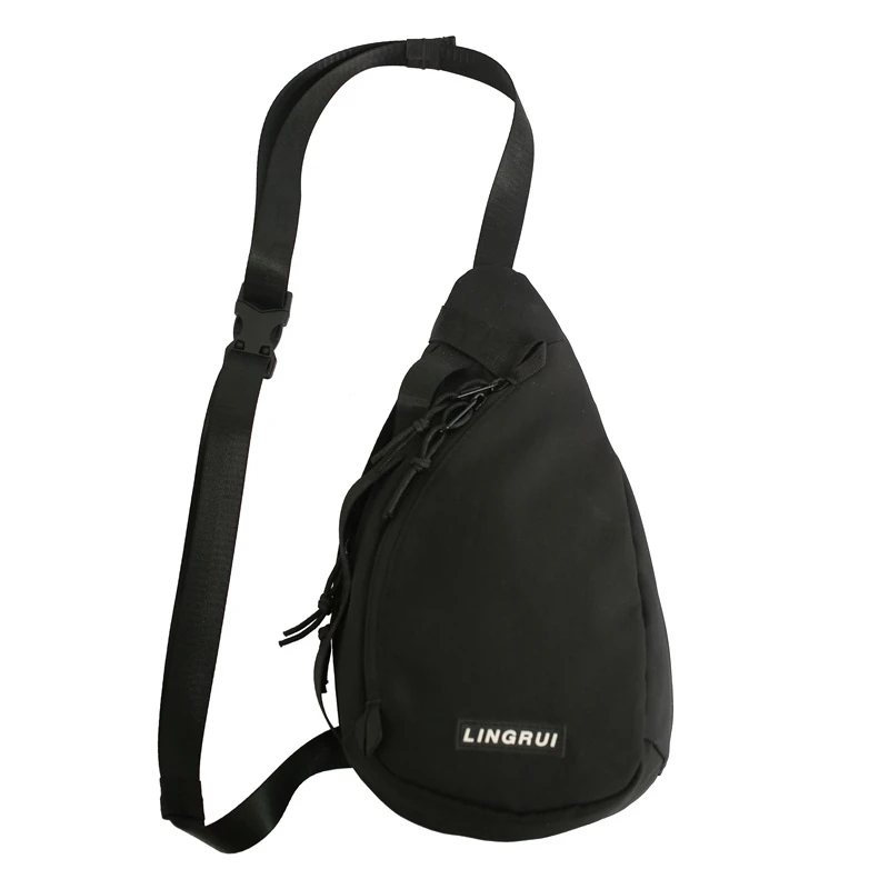 

Crossbody Large Capacity Bags Casual Canvas Chest Bag Unisex Multi-Function Messenger Bag Men Leopard Print Short Travel Pouch