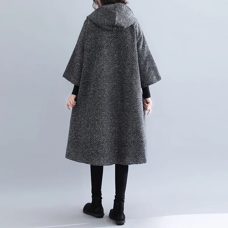 Новая женская ветровка плотная однотонная шерстяная Женская свободная куртка