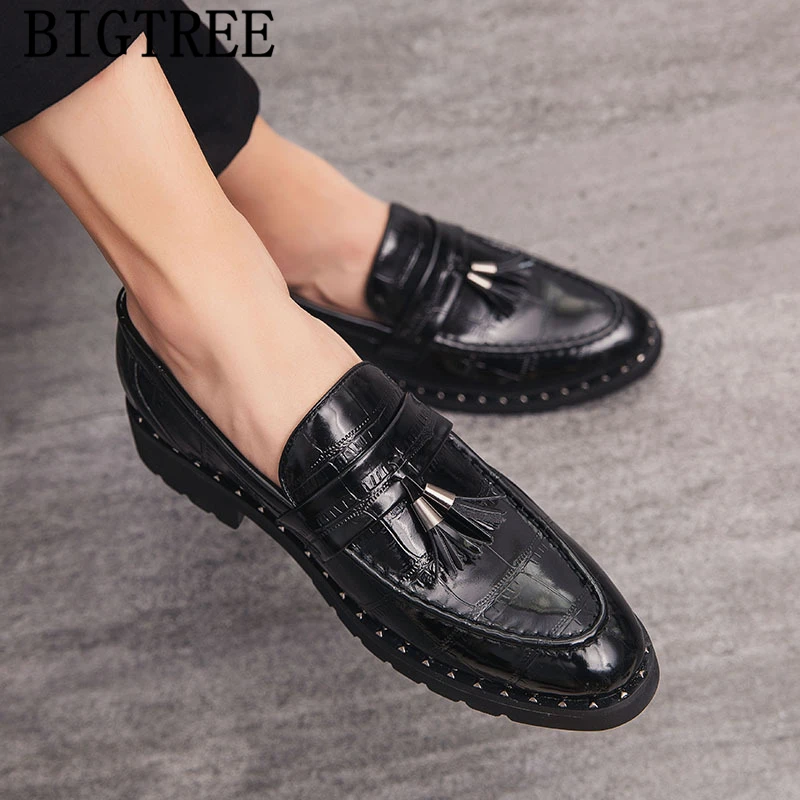 Мужские туфли для парикмахера брендовая Дизайнерская обувь мужские строгие