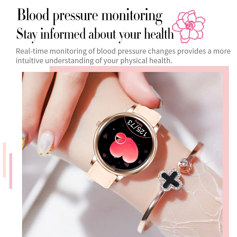 Kaimorui Smart Watch For Men Women,Fitness Tracker Heart Rate Monitor Custom Watch Face,Smartwatch Compatible For iPhone Android