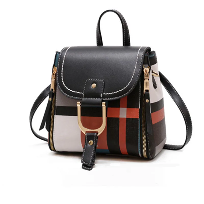 

Women Backpack PU Female backpacks Leather School Bags Large Capacity School Bag for Girls Zipper Shoulder Bags high quality