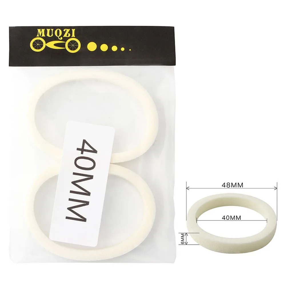 

2Pcs Bike Bicycle Fork Sponge Foam Rings Oil Seal For RockShox Magura Etc 30mm/32mm/34mm/35mm/36mm/38mm/40mm