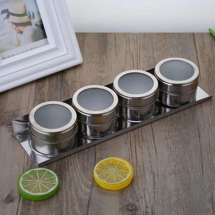 Нержавеющая Сталь Приправы Бутылка с порошковой канистра закрыть сетку приправы