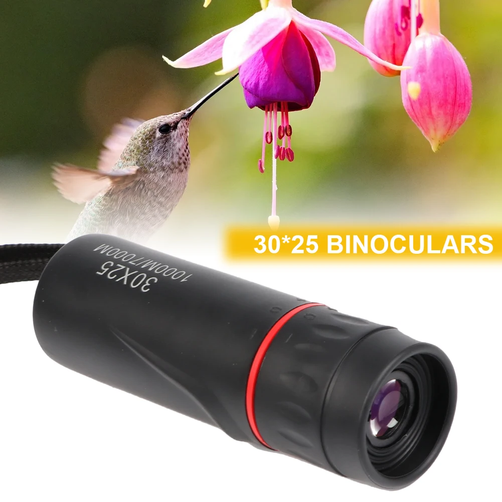 

New 30x25 HD Monocular Telescope binoculars Zooming Focus Green Film Binocular Optical Hunting High Quality Tourism Scope