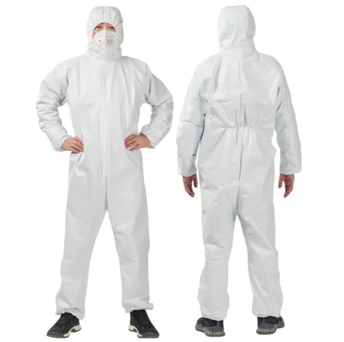 Reusable overall Hazmat Suit Long Coverall Hospital Safety Clothing Protection Protective Anti-virus Avoid Dust Spray | Тематическая
