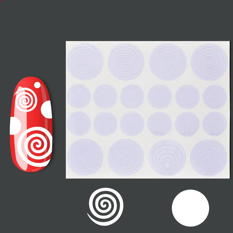 

12 Sheets French Edge Tip Nail Sticker Guides Set Wave Form love Heart Fringe Guides Styling Decal Manicure Nail Art Decoration