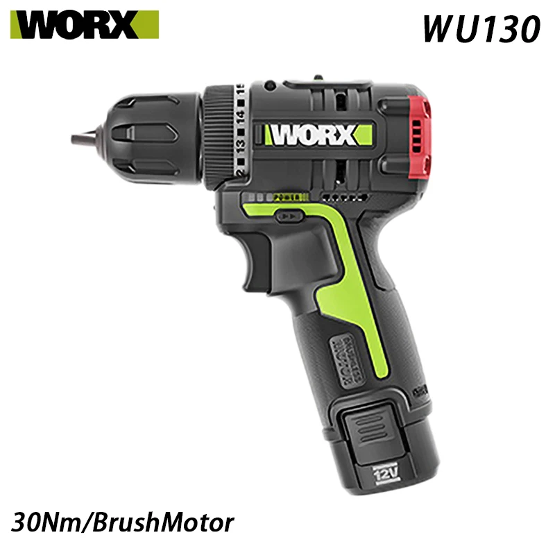 Аккумуляторная дрель WORX WU130 12 В бесщеточный двигатель профессиональный