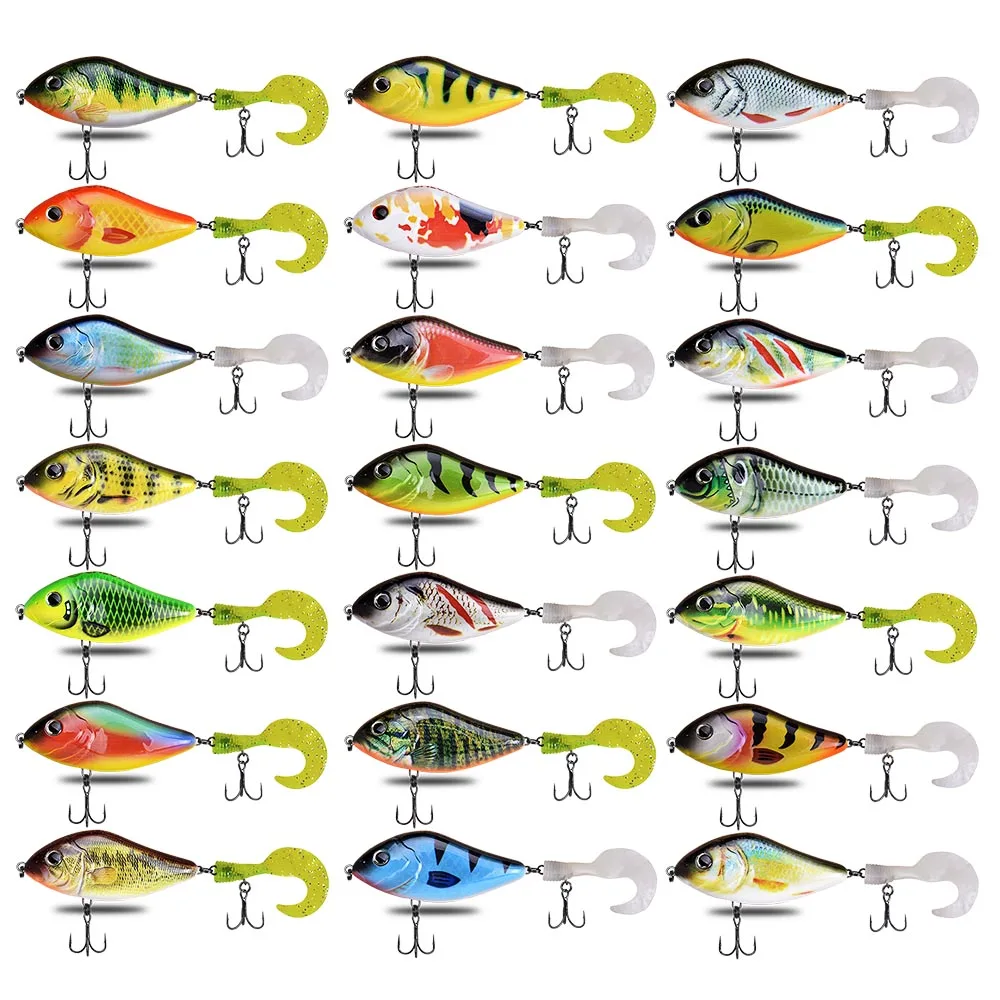 Приманка рыболовная с мягким хвостом 100 мм 51 г | Спорт и развлечения