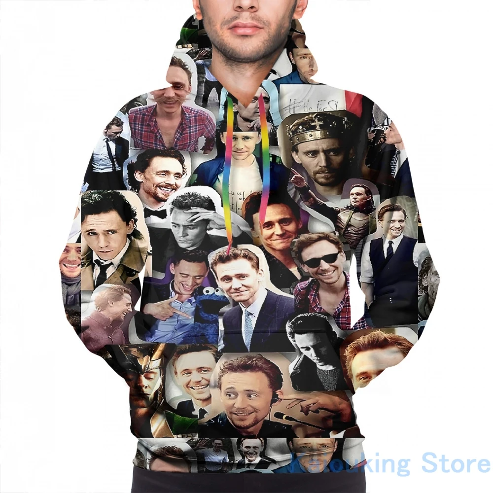 Женская Повседневная Толстовка с капюшоном и принтом | Мужская одежда