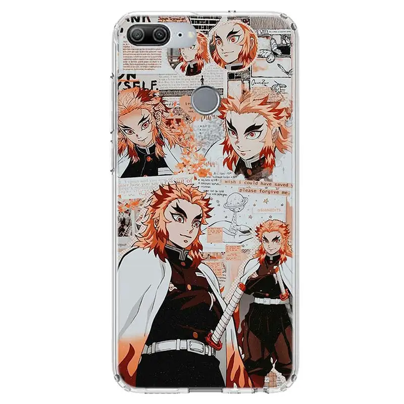 Kimetsu No Yaiba Demon Slayer Anime Phone Case for Huawei Y5 Y6 Y7 Y9S P Smart Z 2019 Honor 10 Lite 9 8A Pro 8X 8S 9X 7X 7A 20S