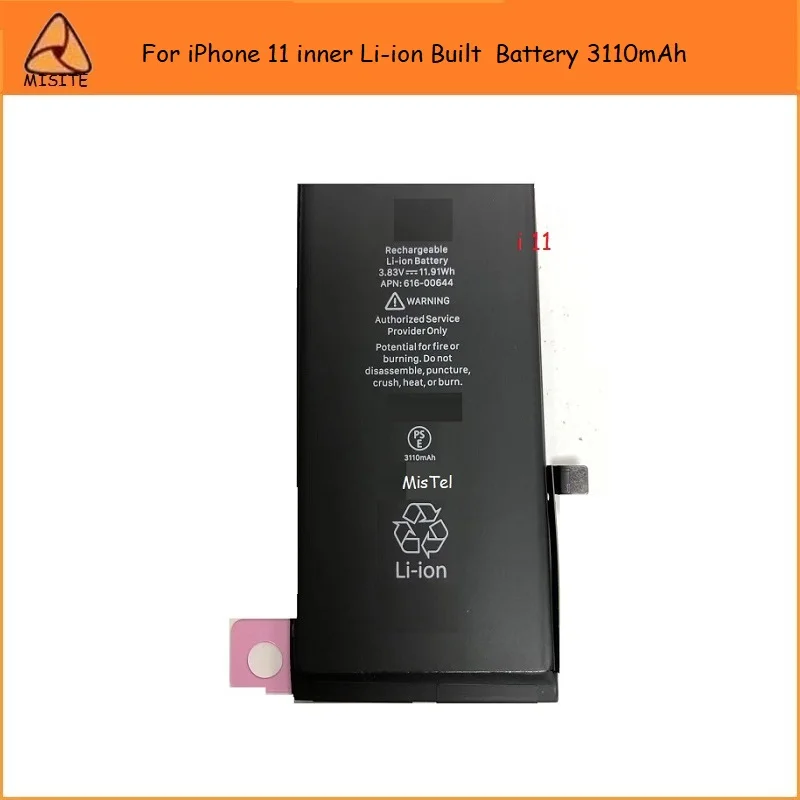 1 шт. новая протестированная батарея для телефона для iPhone 11 Pro Max XSM XR XS X Ten 8 8Plus 8G Внутренняя литий-ионная Встроенная задняя крышка корпуса батареи