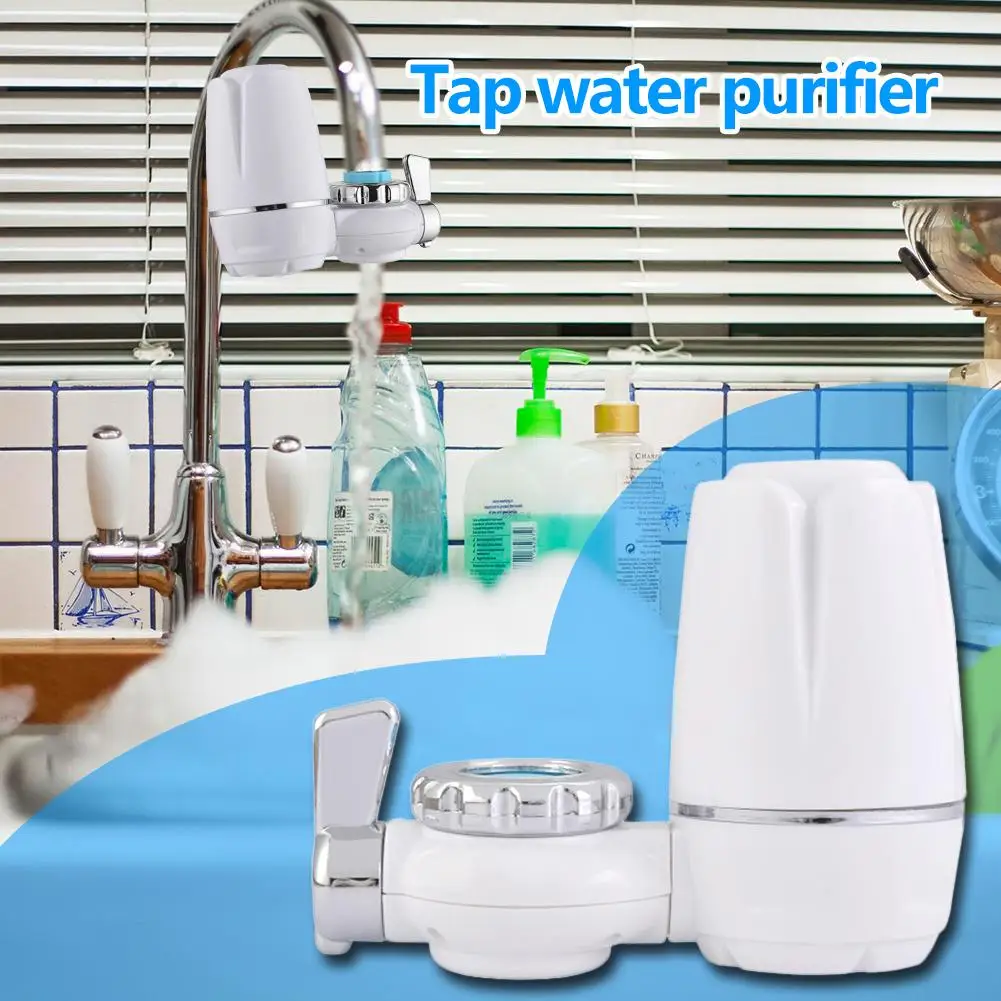 

Kitchen Tap Water Purifier Effective Ceramic Faucets Filter Rust Bacteria Remover Bathroom Replacement Accessories
