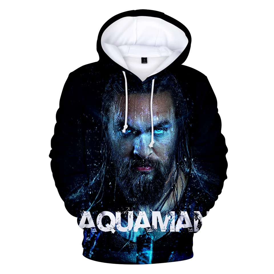

Harajuku Luxury Anime AQUAMAN Sweatshirts Mens Hoody Brand hot Sale AQUAMAN Hoodies Men/women Casual Hooded Fashion Hoodie