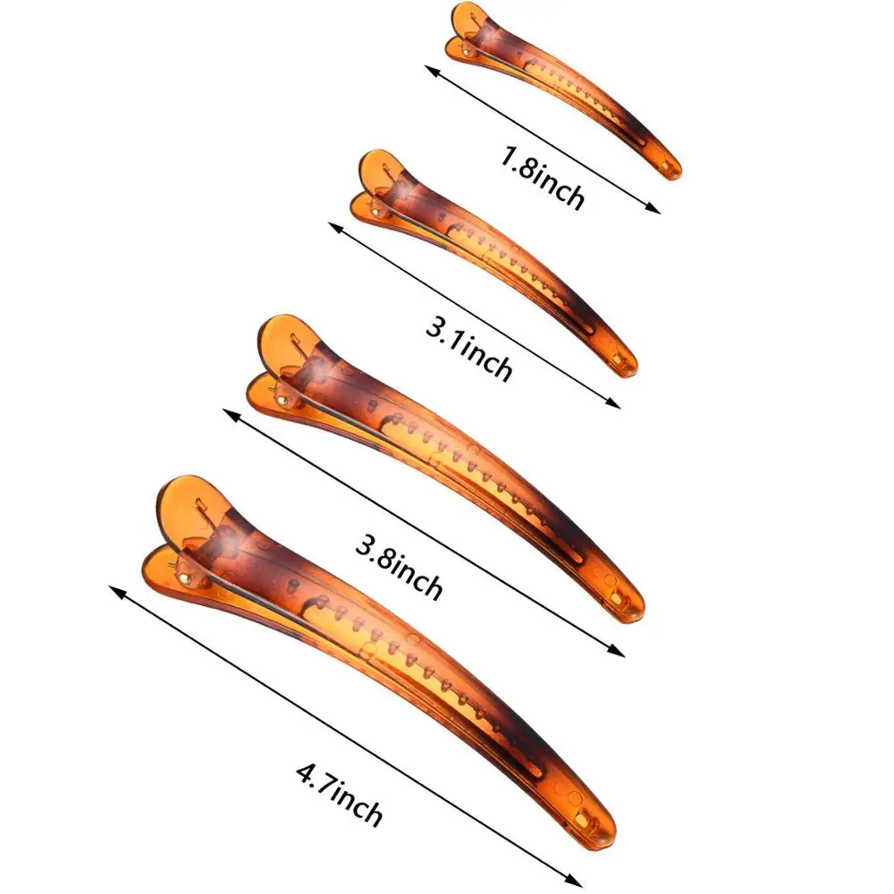 

8 Pc/set Professional Crocodile Clips for Hairdressing Salon Hair Clips Hair Styling Tools Hair Accessories Tip Clip