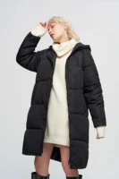 han edition loose thickening down cotton padded jacket female 2020 winter long ins cotton padded clothes bread served the new wi