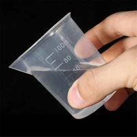 210pcs 100ml measuring cup transparent plastic spoons for kitchens laboratories used in kitchens or laboratories measuring cups