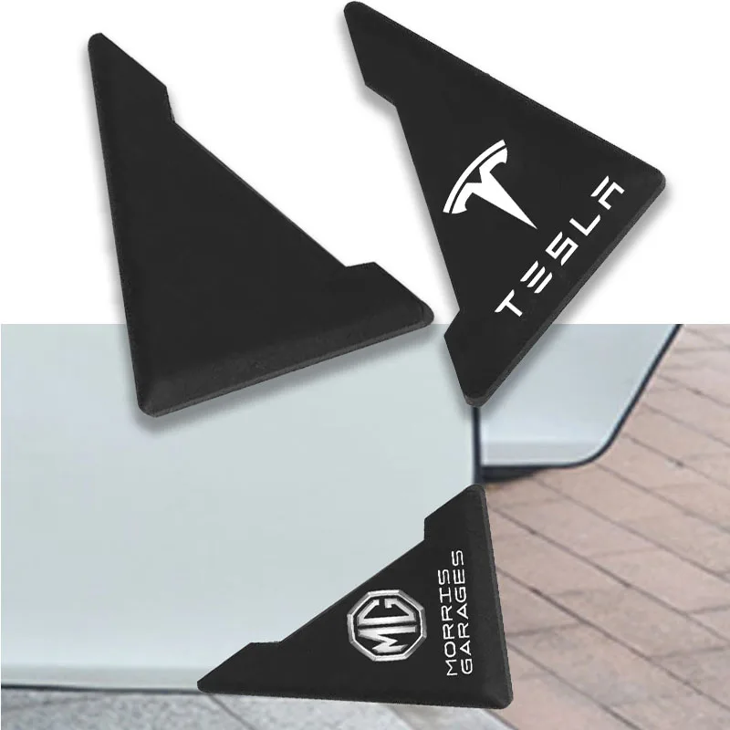 

2pcs Silica Gel Car Door Guard Edge Corner Buffer Anti Crash Stickers for Nissan Terrano 2 Skyline X-trail 2021 Car Accessories