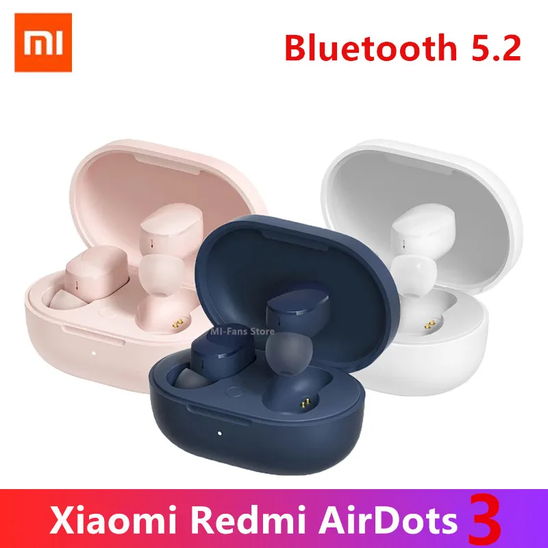 Новинка 2021 беспроводные наушники Xiaomi Redmi AirDots 3/2/2S с Bluetooth 5 2 вкладыши