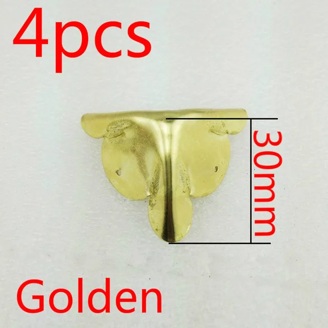 8 шт 30 мм античный стиль металла коробка угловой Железный защитный чехол Защита