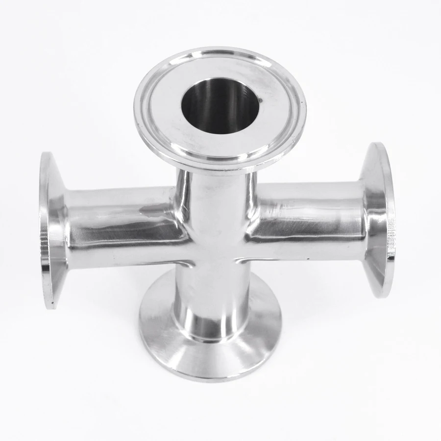 3/4 &quot19 мм Труба OD x 1 5&quot Tri Clamp Cross 4 пути сплиттер SUS 304 нержавеющая санитарная