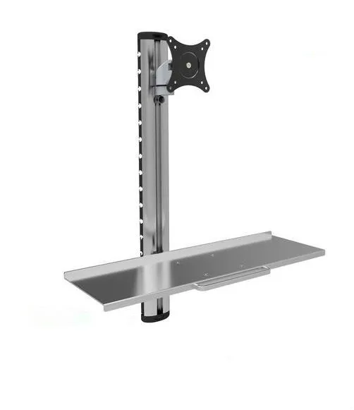 Настенный складной Эргономичный Алюминиевый сидячий монитор + держатель для