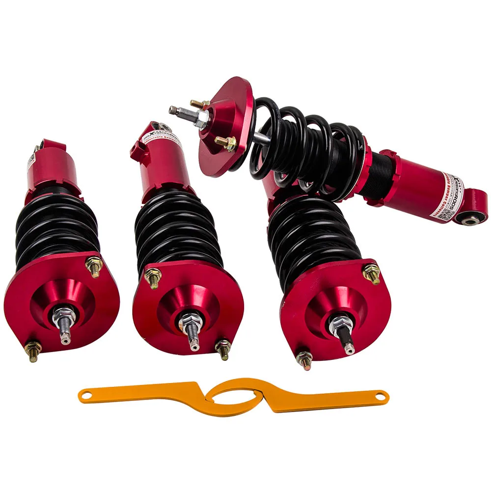 24 шага демпфер регулируемые COILOVER стойки подвески для MAZDA MX5 1998 2005 MX 5 NA NB 1989 05 Coilovers