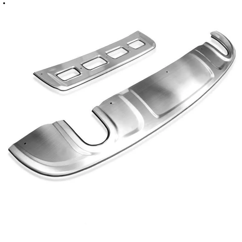 car-styling For Audi Q5 2009 2010 2011 2012 metal front + rear bumper bottom guard protector accessories | Автомобили и мотоциклы