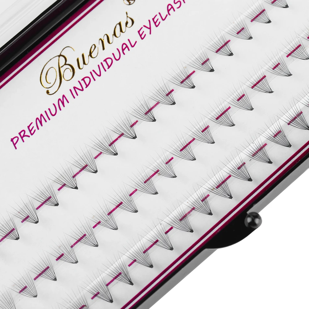 60 шт 10D русские готовые объемные вееры норковые накладные ресницы натуральные