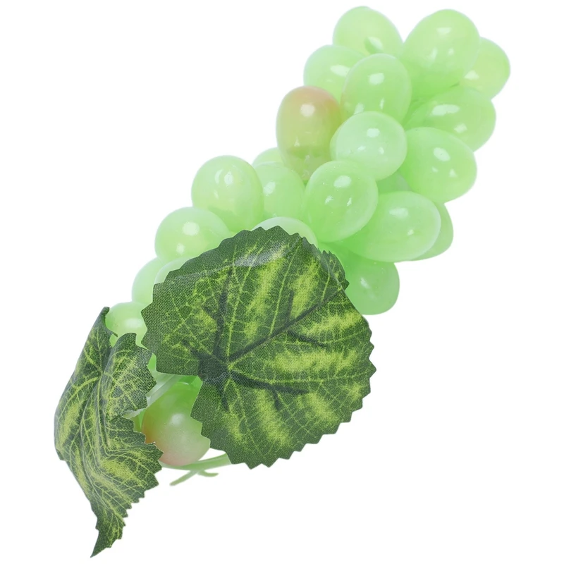 Artificial Plastic Fruit Grapes Cluster Home Office Decoration Green | Дом и сад