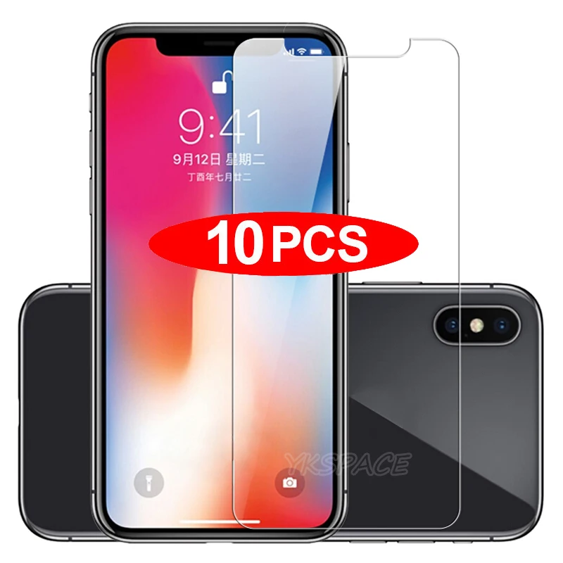 Прозрачная защитная пленка для экрана iPhone X Xs XR 11 Pro Max 5 5S SE 6 6s 7 8 Plus прозрачное