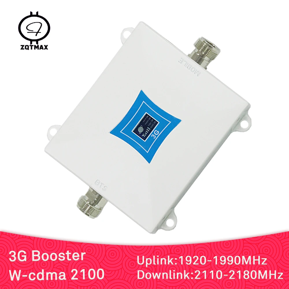 Репитер ZQTMAX UMTS 3G усилитель сигнала WCDMA 70 дБ Band 1 сотовый телефон сотовой связи (HSPA)