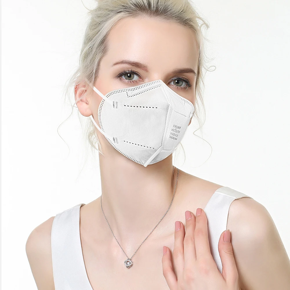 FFP2 In Stock 5-Layer Mouth Muffle Cover FFP2Mask Breathable Face Masks For Adults Dust Proof KN95 Mask masque |