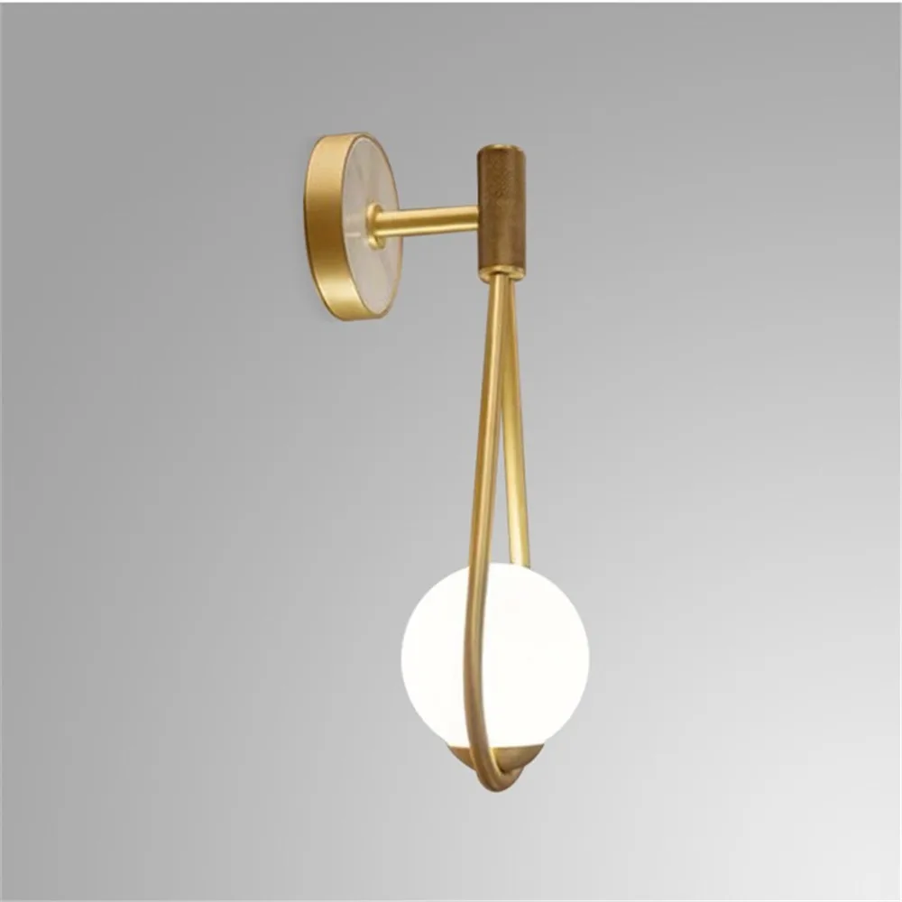 

European Style Indoor LED Hardware Wall Lamp Home Decoration Lighting Hotel Guest Room Living Room Bedroom Bedside Lamp