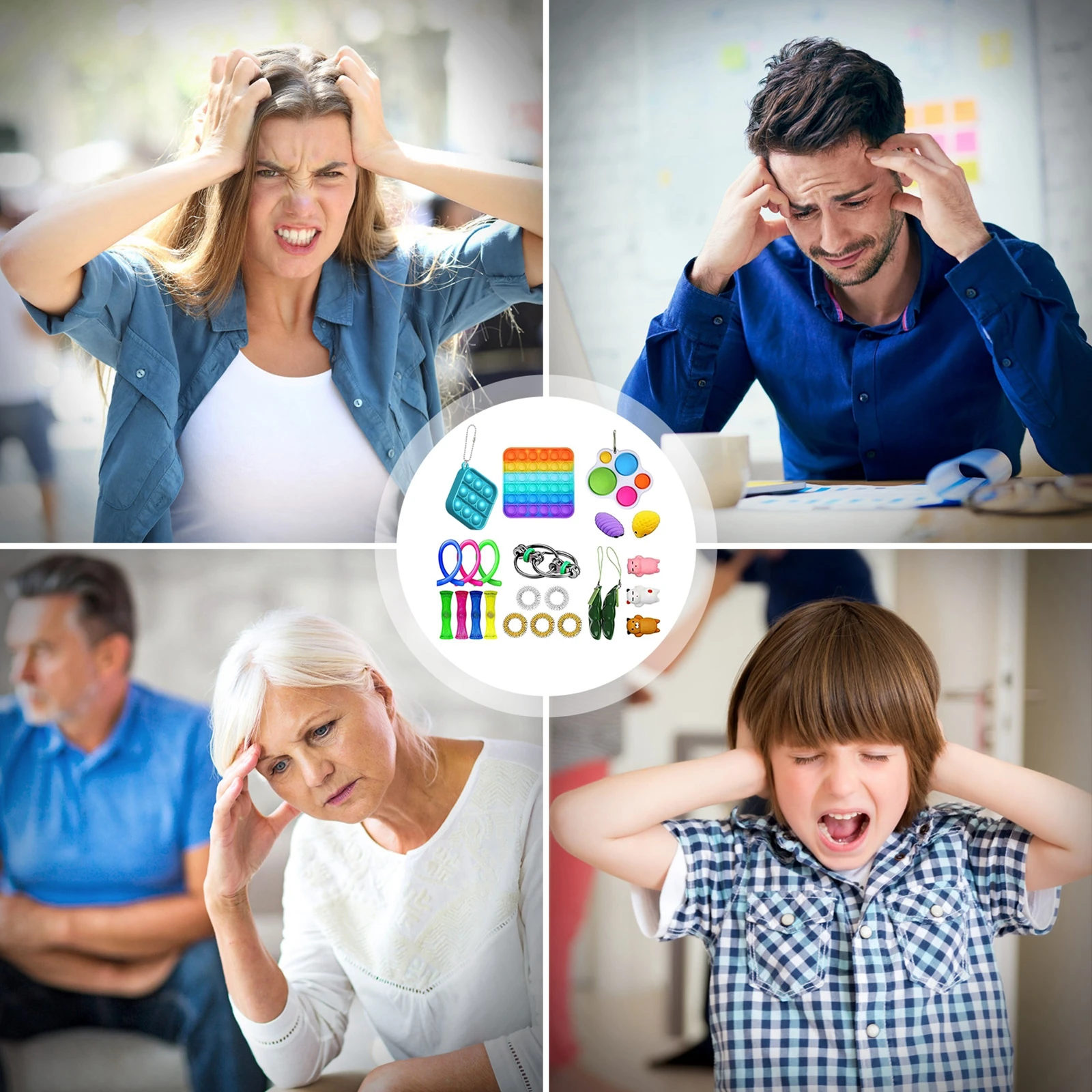 

Pop Fidget Toys Pluck Sensory Antistress Toy Pack it Stress Relief Toy Squishy Push Bubble Anti Stress Toy