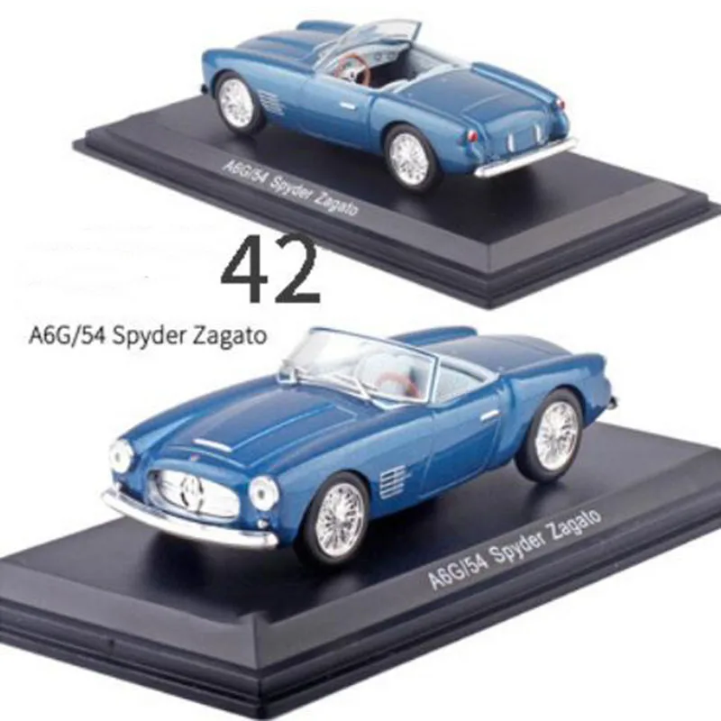 42 1:43 Масштаб металлический сплав классический Maseratis гоночный ралли модель автомобиля литые автомобили игрушки для коллекции дисплей не для детей играть - Цвет: 42
