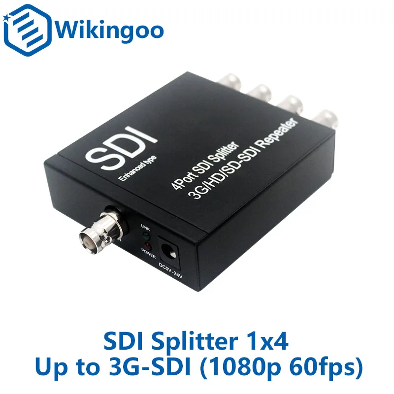 Разделитель SDI 1x4 мультимедийный разделитель Full HD 1080P SDI 4 порта разделитель SD-HD 3G-SDI для ТВ SDI камера